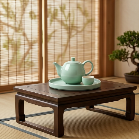 Mint Matte Ceramic Tea Set
