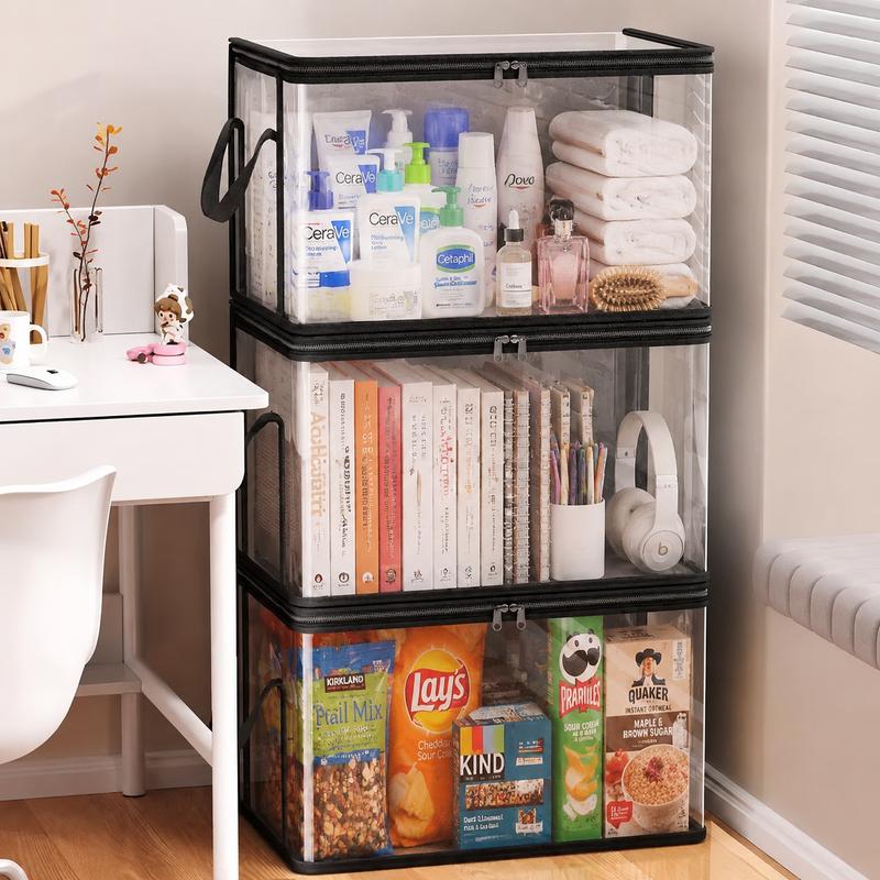 ⏳LAST DAY BUY 2 GET 1 FREE!💕 Transparent Storage Bag – Large, Dust & Moisture-Proof with Handle✨