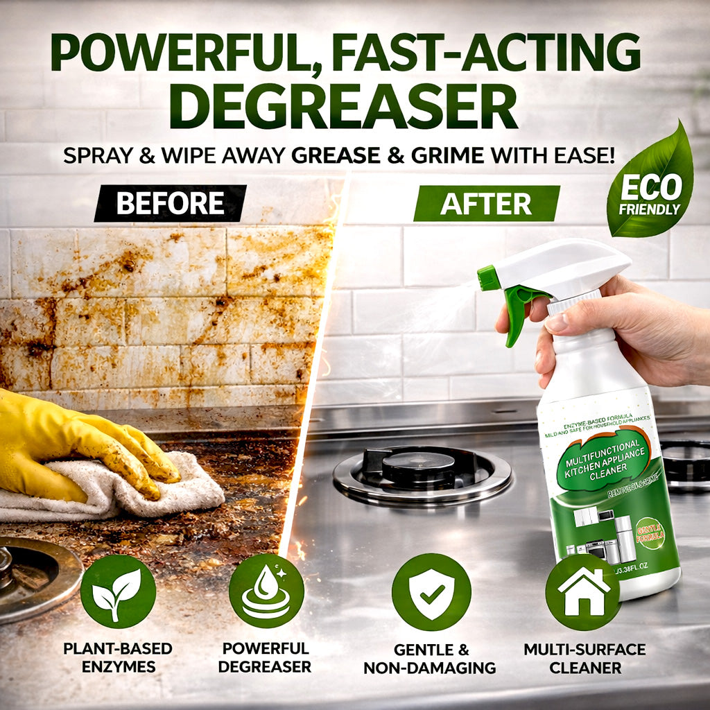 Multi-purpose enzyme foam cleaner, versatile – Kitchen & Home