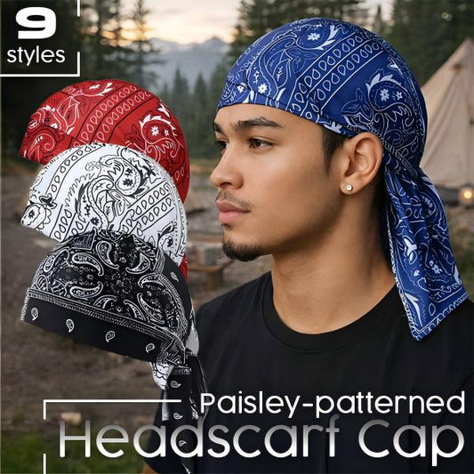 Outdoor Paisley Cooling Headscarf Cap