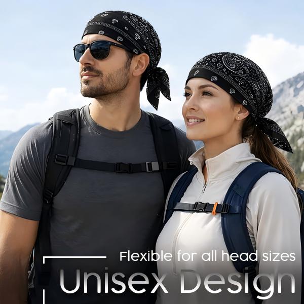 Outdoor Paisley Cooling Headscarf Cap