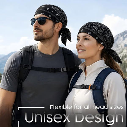 Outdoor Paisley Cooling Headscarf Cap