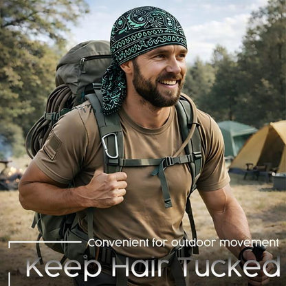Outdoor Paisley Cooling Headscarf Cap