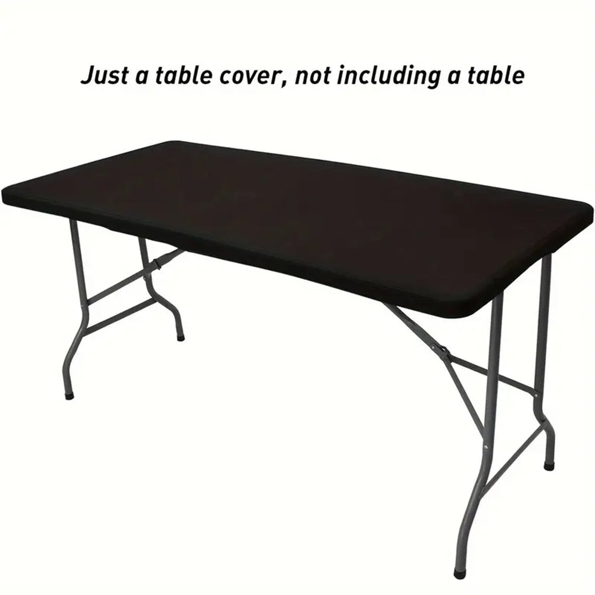 Stretch Fabric Table Top Cap Cover – Elastic Edge, Waterproof & Reusable