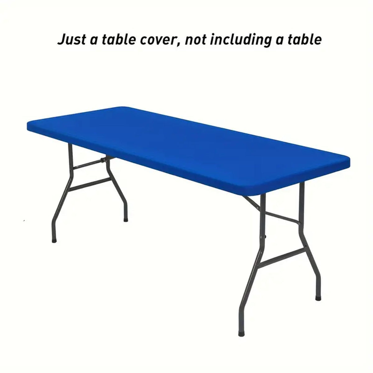 Stretch Fabric Table Top Cap Cover – Elastic Edge, Waterproof & Reusable