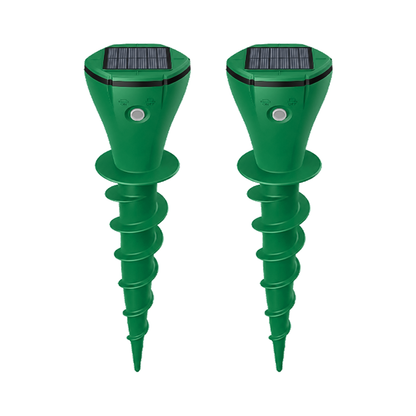 🌸Hot Sale 50% OFF☘️ Solar Powered Waterproof Screw Mole Repellent