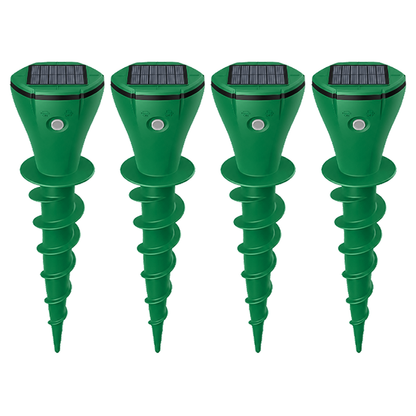 🌸Hot Sale 50% OFF☘️ Solar Powered Waterproof Screw Mole Repellent