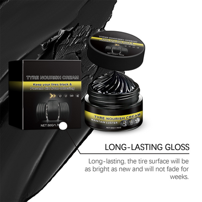 Tire Shine Wax – Restore Deep Black Tires & Protect Against UV Damage