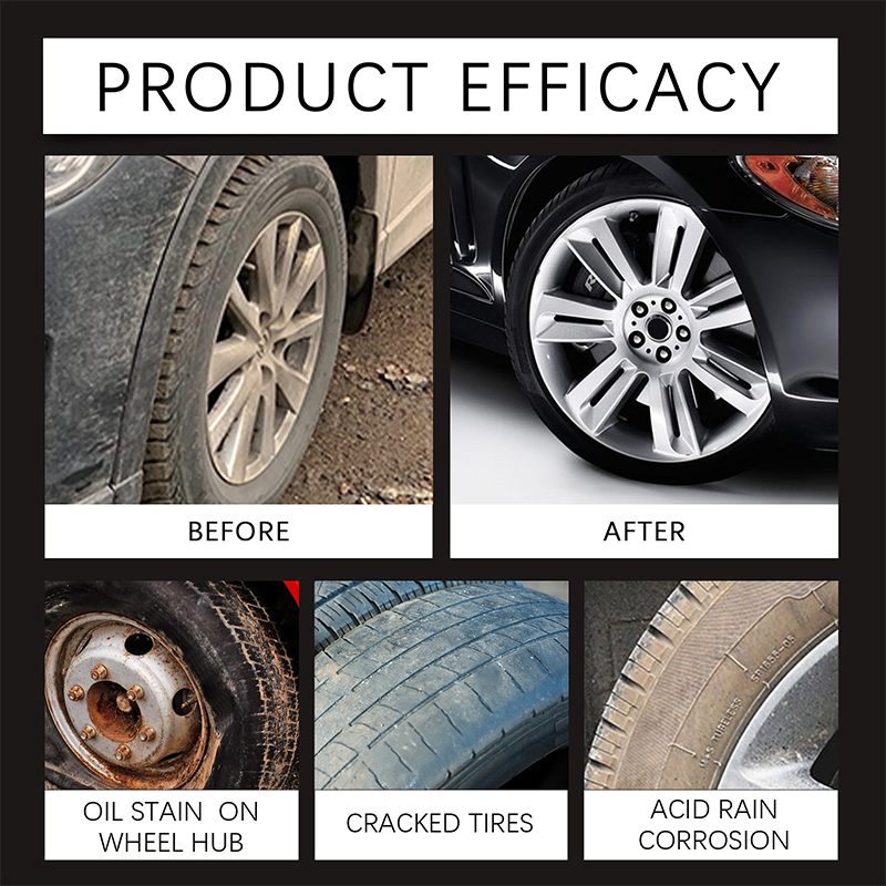 Tire Shine Wax – Restore Deep Black Tires & Protect Against UV Damage