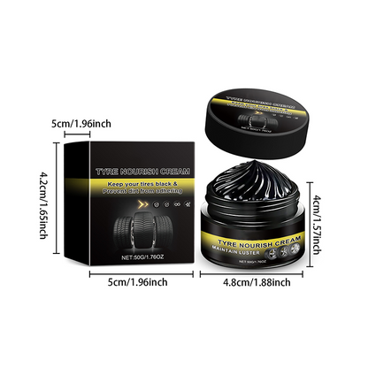 Tire Shine Wax – Restore Deep Black Tires & Protect Against UV Damage